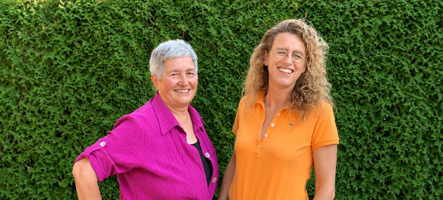Susanne Schwerdt und Renate Feiler